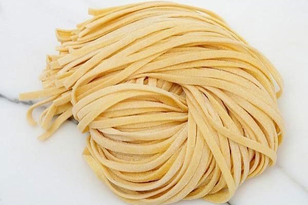 Pasta on white background